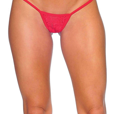 Tegan Kırmızı Dantelli Tanga TM1166
