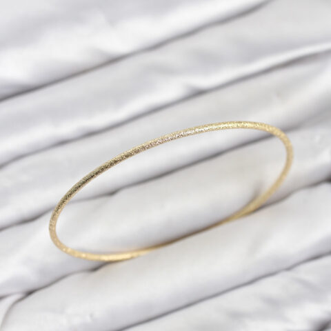 Tegan CM Gold Renk Simli Model 65 mm Bilezik TG27BB8618