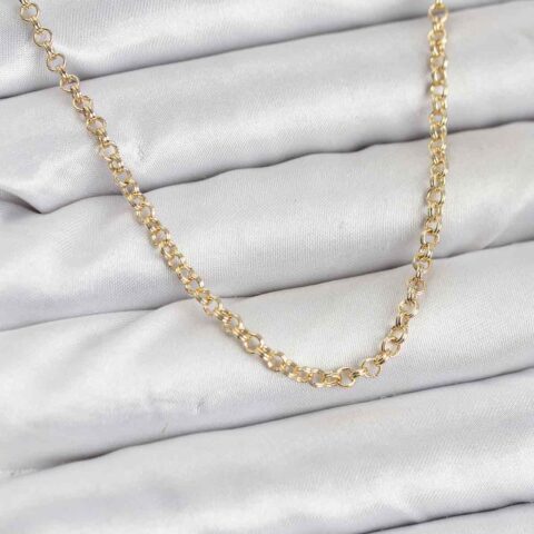 Tegan CM Gold Renk Pirinç Halkalı Model Kadın Kolye TG27BKO10914