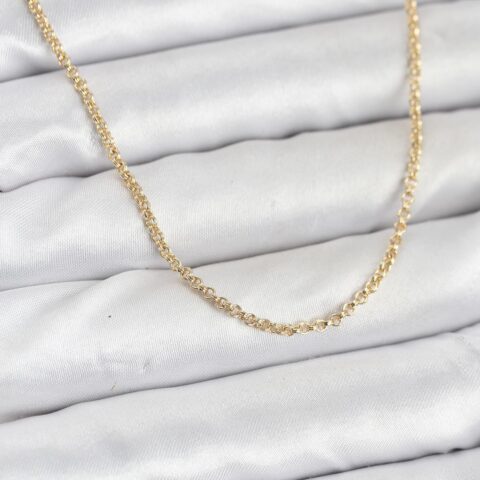 Tegan CM 14K Gold Renk Halka Model 60 cm Kadın Kolye TG27BKO10930