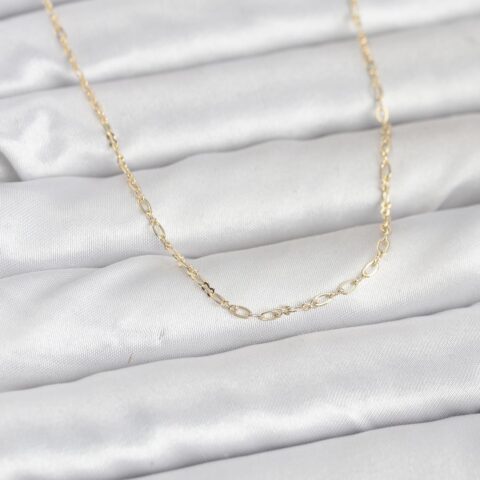 Tegan CM 14K Gold Renk 60 cm Zincirli Kadın Kolye TG27BKO10944