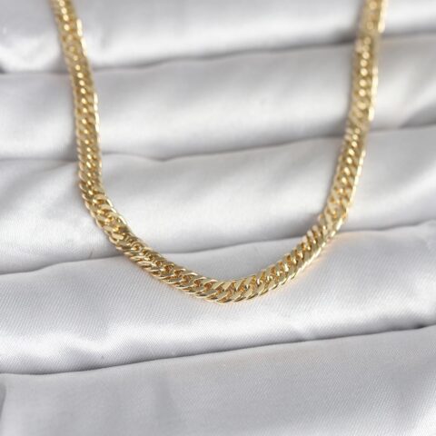 Tegan CM 14K Gold Renk Zincir Model 45 cm Kadın Kolye TG27BKO11004