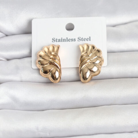 Tegan 316L Çelik Gold Renk Vintage Model Kadın Küpe TG27BKP11837